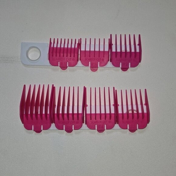 Scaredy Cut Gentle Pet Grooming Kit for Dogs Cats Pets Pink With Scissors Bag NT - Picture 9 of 10